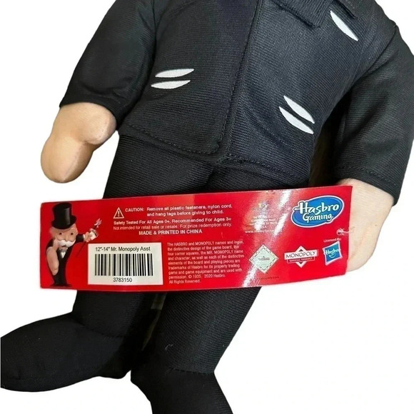 Mr. Monopoly Captain Plush Stuffed Toy Doll Board Game New - Picture 3 of 7